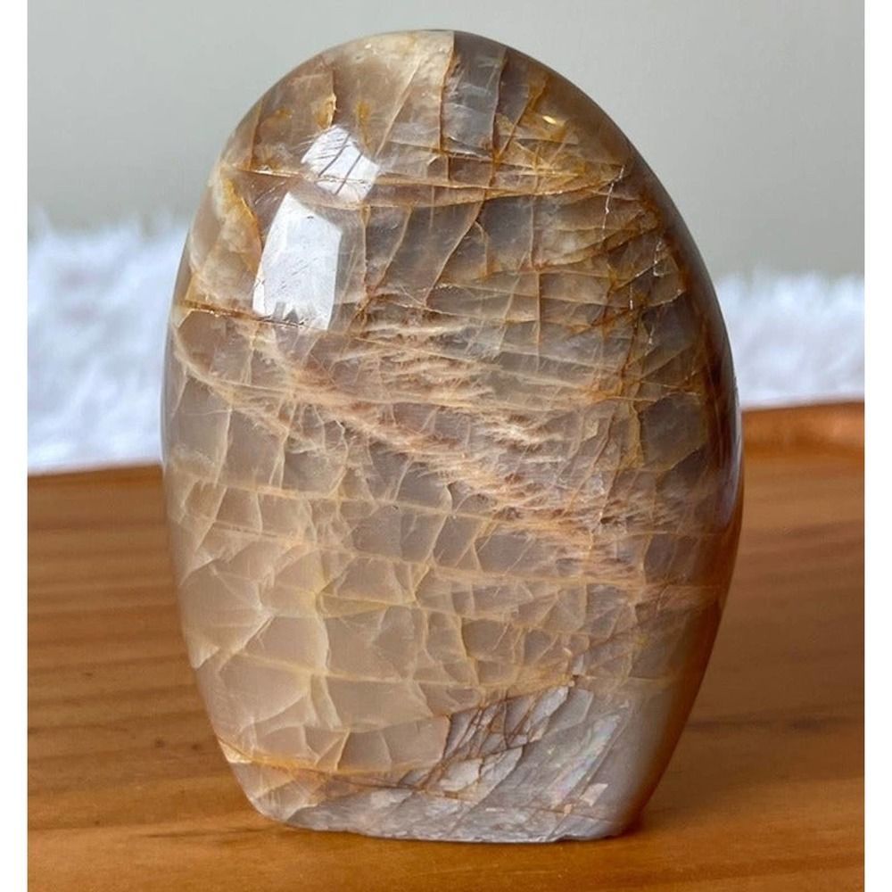 Peach Moonstone Freeform Crystal
